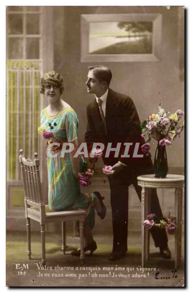 Ich liebe dich nicht! Oh nein! Ich verehre dich! — E.M. 192 — Verlag E.M. - Vorderseite