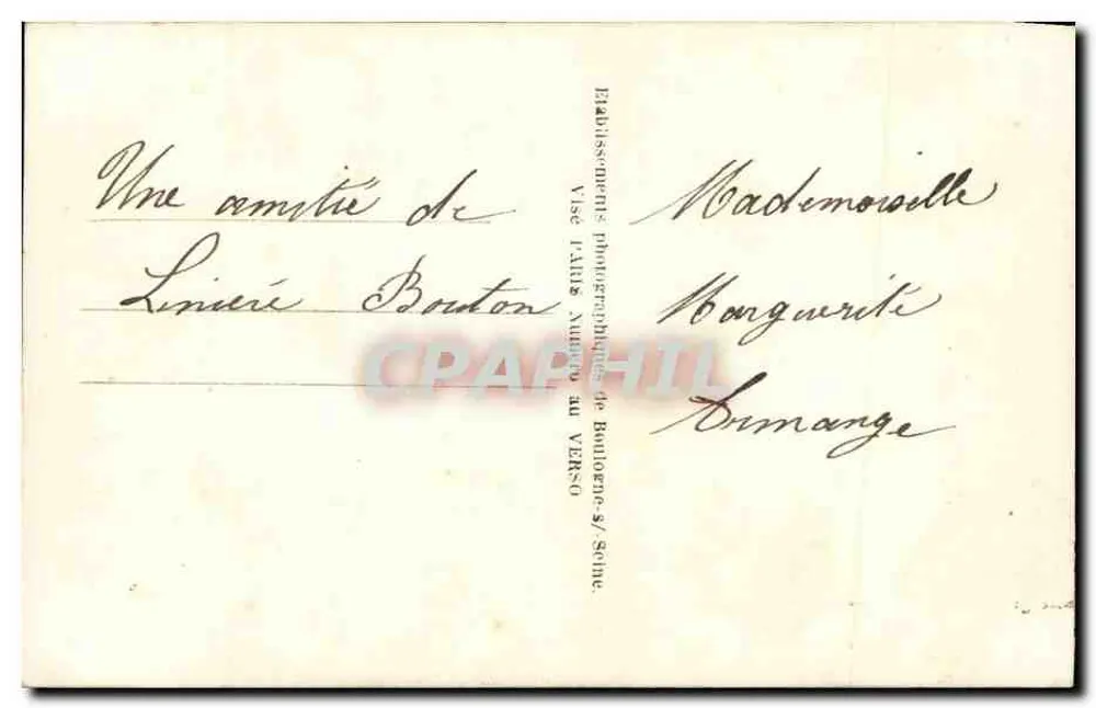 Soldat und Frau am Klavier — Trotz der Entfernung, zärtliche Küsse werden ausgetauscht! — DIX 989½ - Rückseite