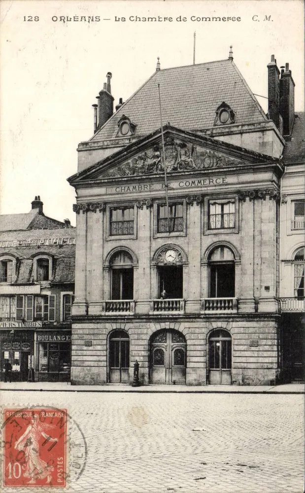 Orléans — A Câmara de Comércio — C.M. 128 - Frente