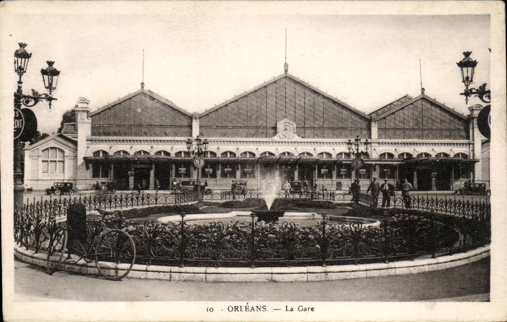 Orléans — A Estação — Edição « La Cigogne » - Frente