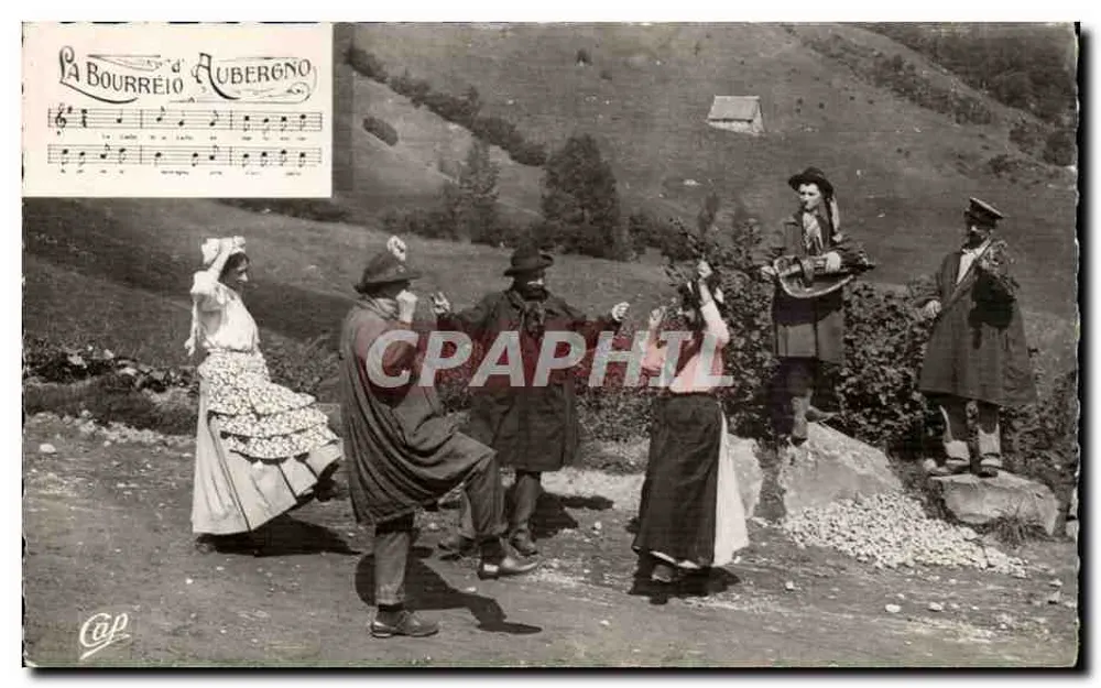 A Bourrée d'Aubergno — dança folclórica na montanha — editor Cap - Frente