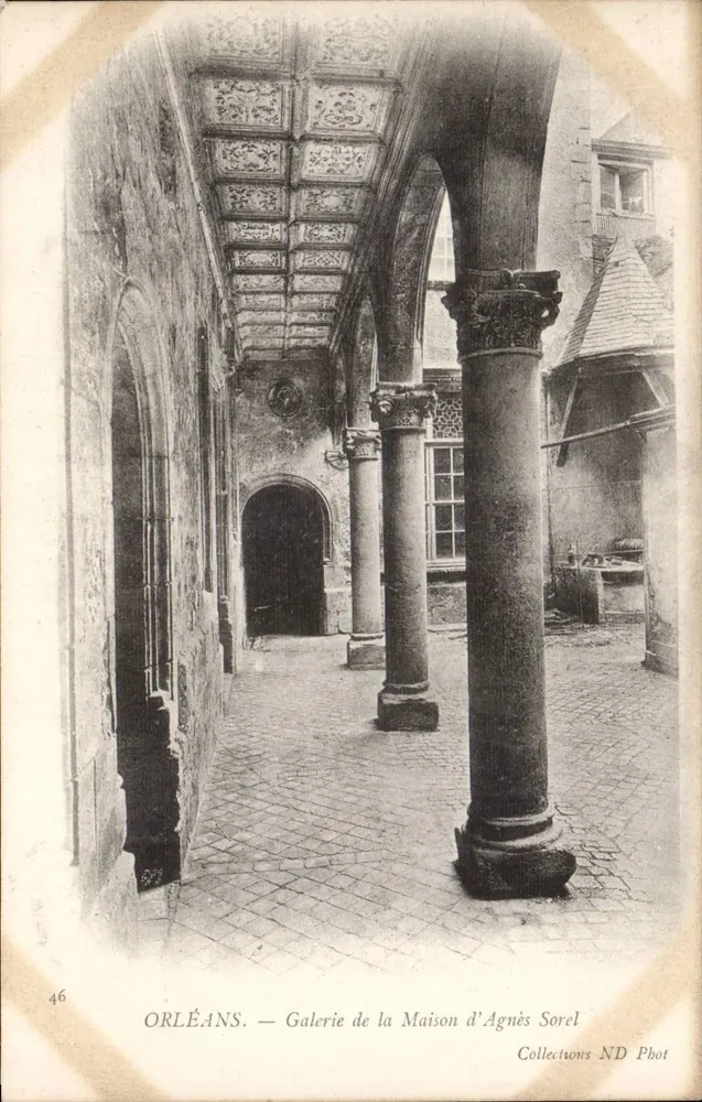 Orléans — Galerie der Wohnung von Agnès Sorel — Collections ND Phot - Vorderseite