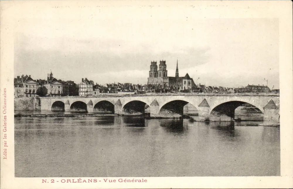 Orléans - Vista Geral — N.2 — Editado pelas Galerias Orléannaises - Frente