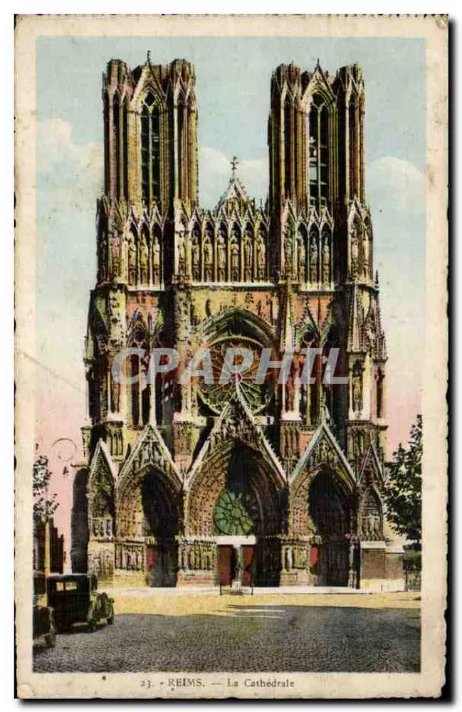 Reims — A Catedral — Jacques Fréville, n°23 - Frente