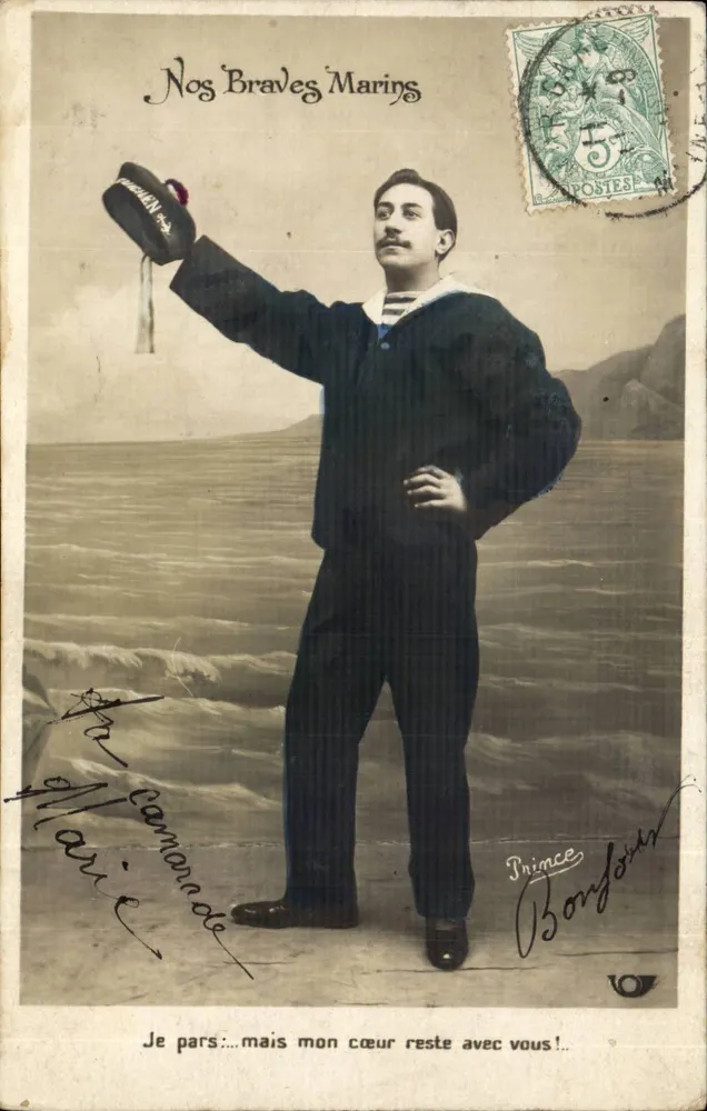 Matrose grüßt — Unsere tapferen Matrosen — Prince Bonfourn - Vorderseite