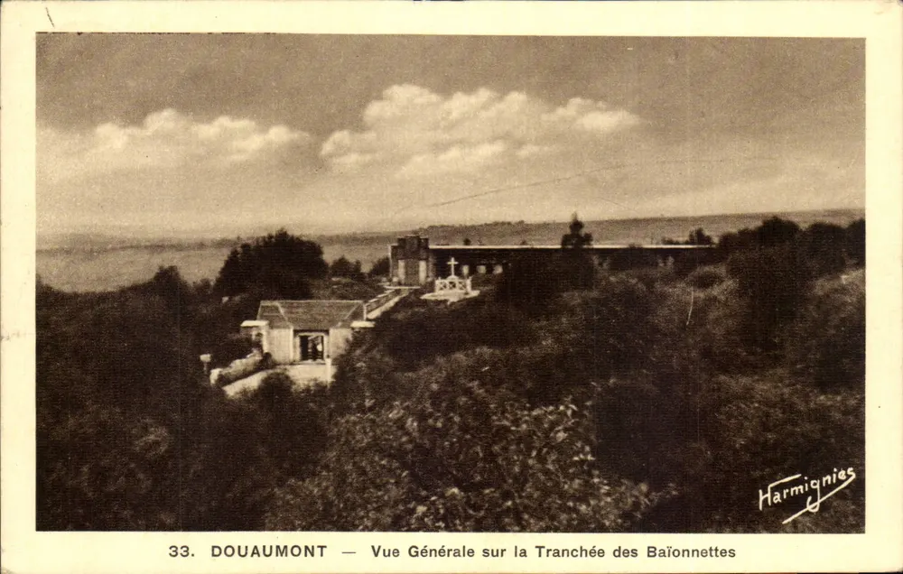 Douaumont — Allgemeiner Blick auf die Baïonnettes-Schützengraben — Harmignies, n°33 - Vorderseite