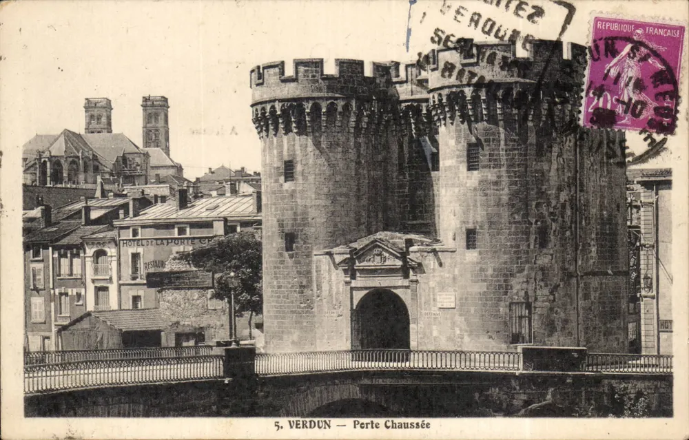Verdun — Porte Chaussée — Wydawca V. Glauc - Awers