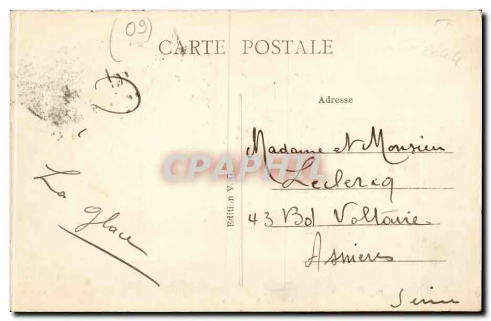 Verdun — Porte Chaussée — Wydawca V. Glauc - Rewers