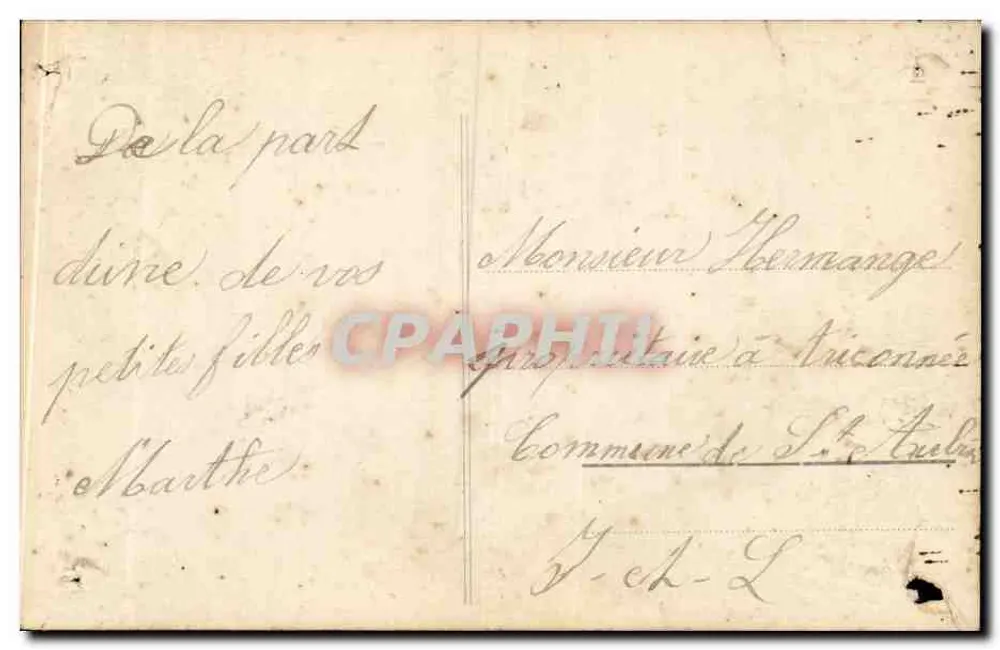 Jeune femme avec bouquet — décor floral et cadre en arc — éditeur anonyme, n° 188 - Rückseite