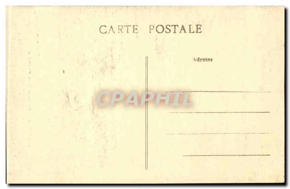 VÉZELAY — Basilika der Madeleine — Ansicht der Kirche vom Chor aus — Cl. G. Harry, Verlag - Rückseite