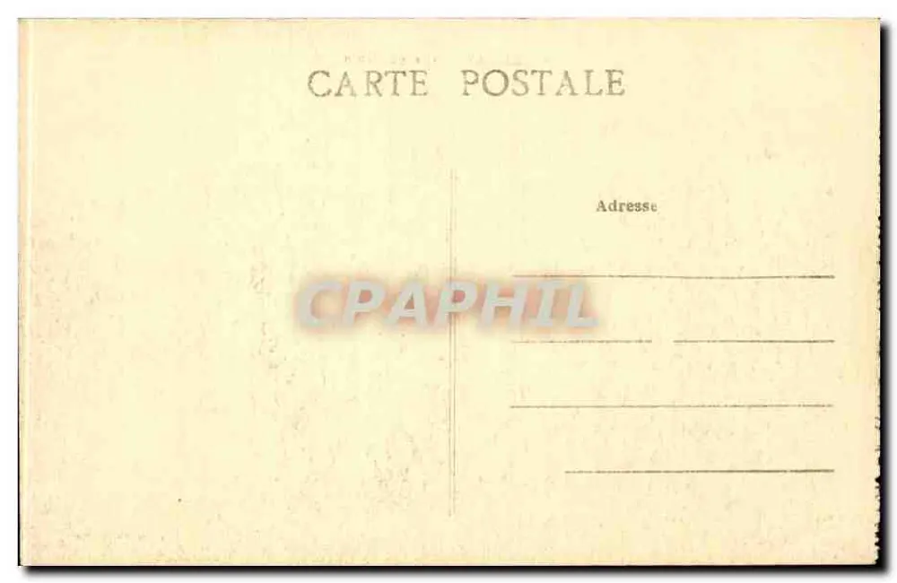 Vézelay — Vista geral — Editor não identificado, número de série não visível - Verso