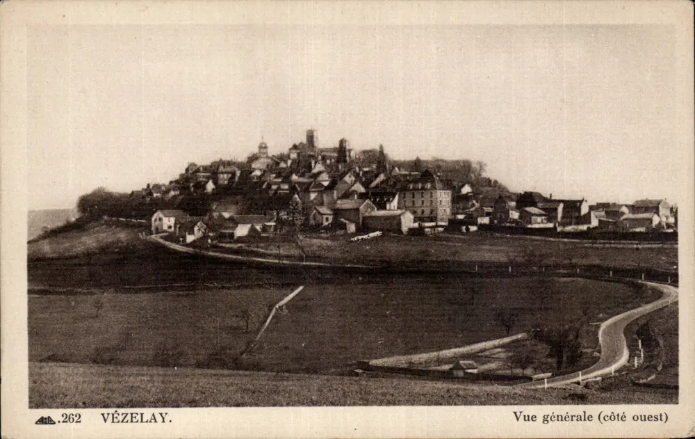 Vézelay — Vista geral (lado oeste) — Edição Jugin, n° 262 - Frente