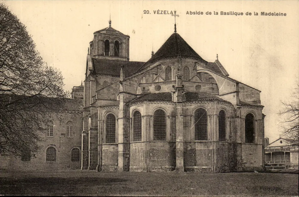 Vézelay — Abside da Basílica da Madeleine — Editor não identificado, n° 20 - Frente