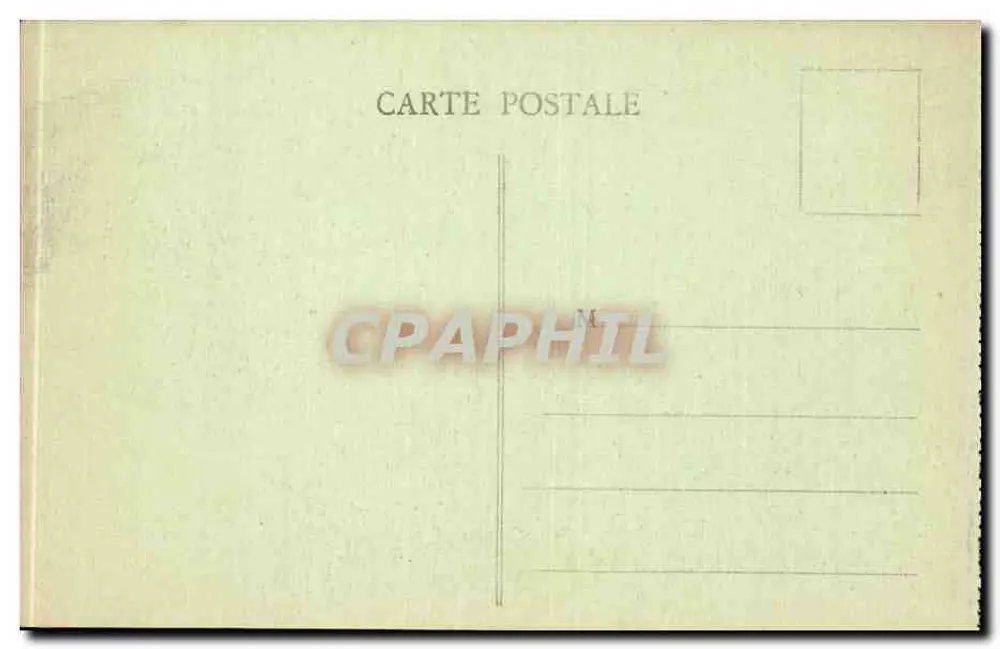Rouen - Das Rathaus (Gartenseite) — C.F. - 294 - Rückseite