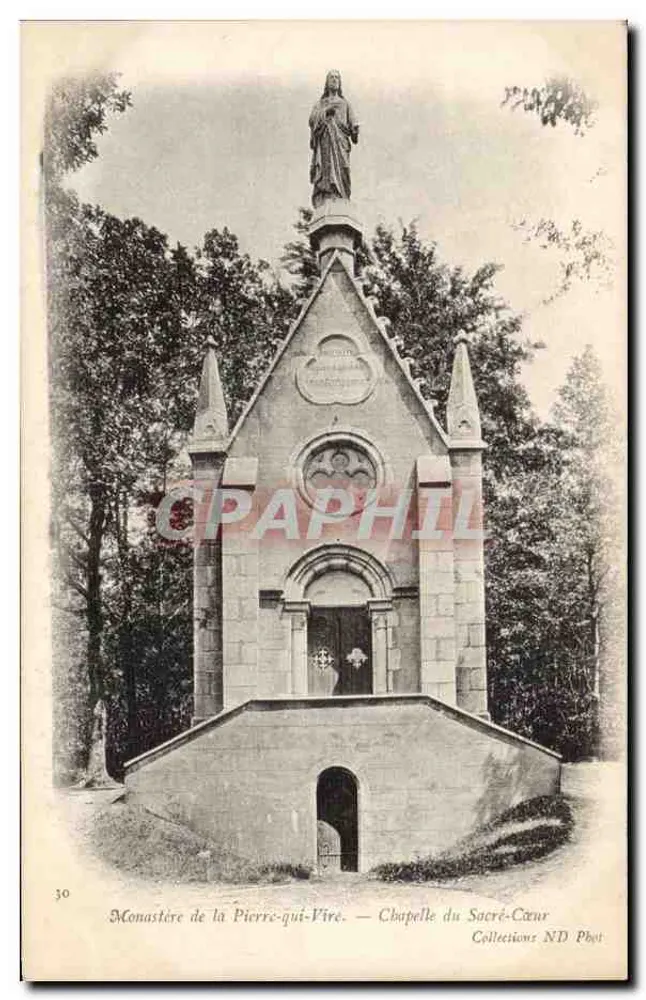 Kloster Pierre-qui-Vire — Kapelle des Heiligen Herzens — Sammlung ND Phot - Vorderseite