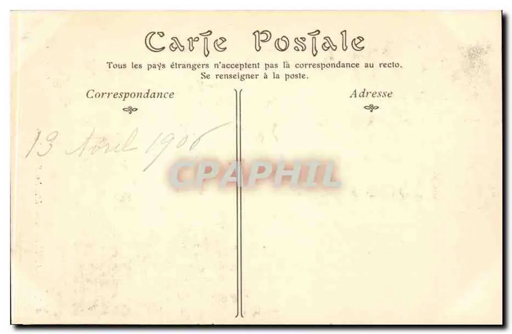 Auxerre — A Igreja de São Pedro — Toulot, editor - Verso