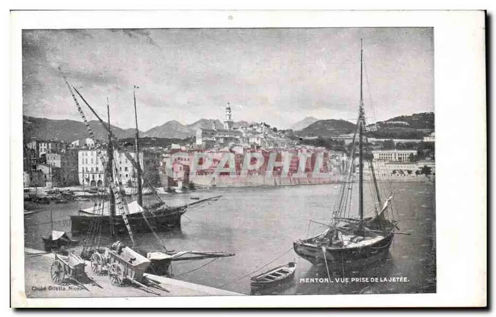 Menton - Vista tirada da ponta — Childe Biretta, Nion - Frente