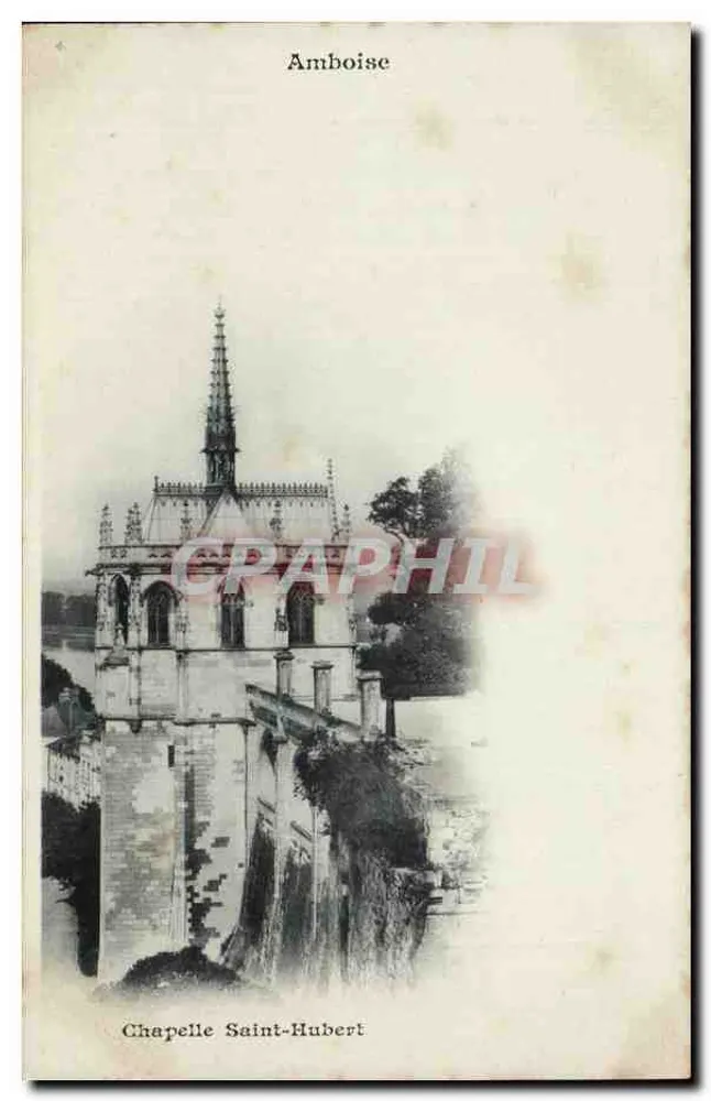 Amboise — Capela São Huberto — editor não visível - Frente