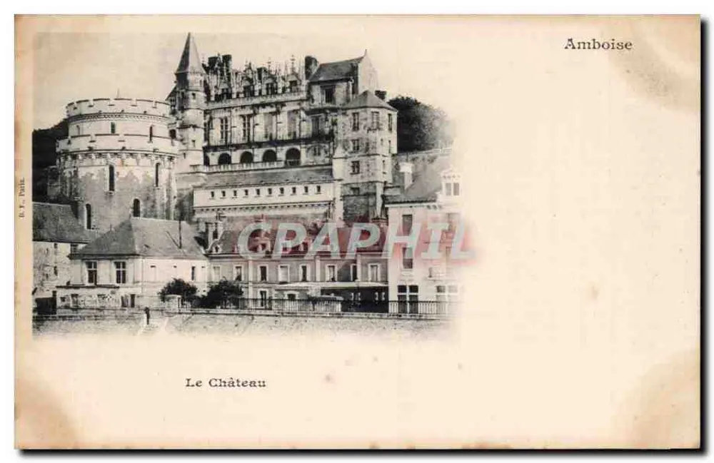 Amboise — O Castelo — E.F. Delk - Frente