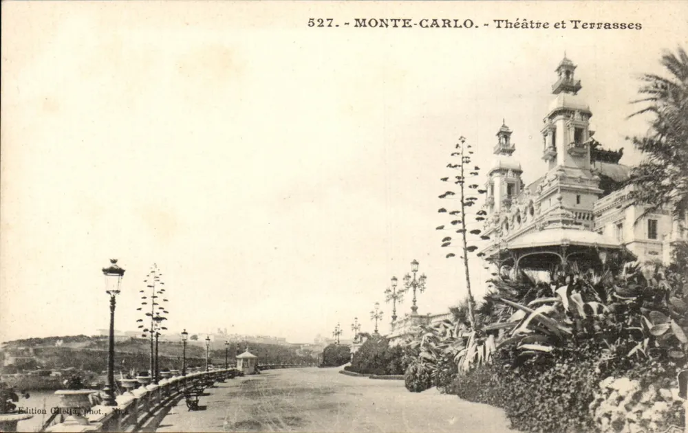 Monte-Carlo — Theater und Terrassen — Edition Cliette, Foto Nr. 527 - Vorderseite