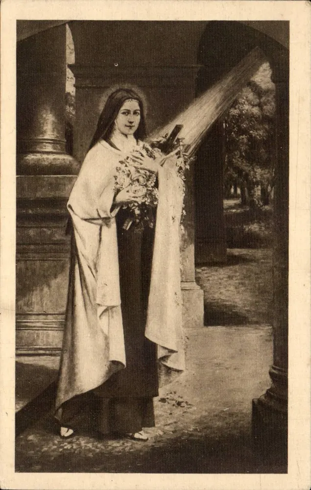 Heilige Thérèse des Kindes Jesu — Gemälde von F. Roybet - Vorderseite