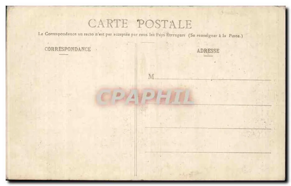O Cume do Puy de Dôme — vista das ruínas e do edifício — editor não identificado, número de série não visível - Verso