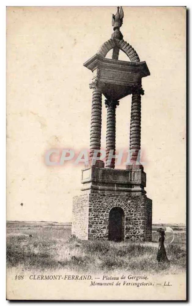 Clermont-Ferrand — Plateau de Gergovie, Denkmal von Vercingétorix — LL. Nr. 128 - Vorderseite