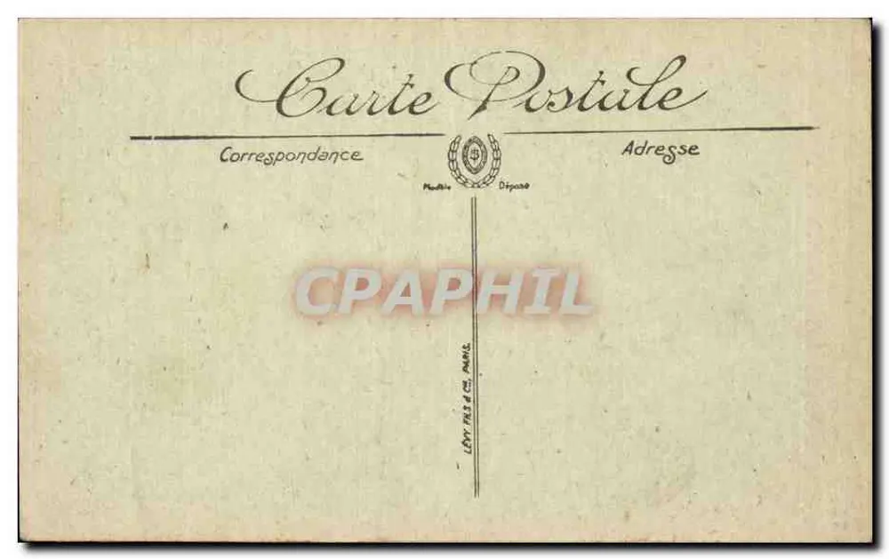 Clermont-Ferrand — Plateau de Gergovie, Denkmal von Vercingétorix — LL. Nr. 128 - Rückseite