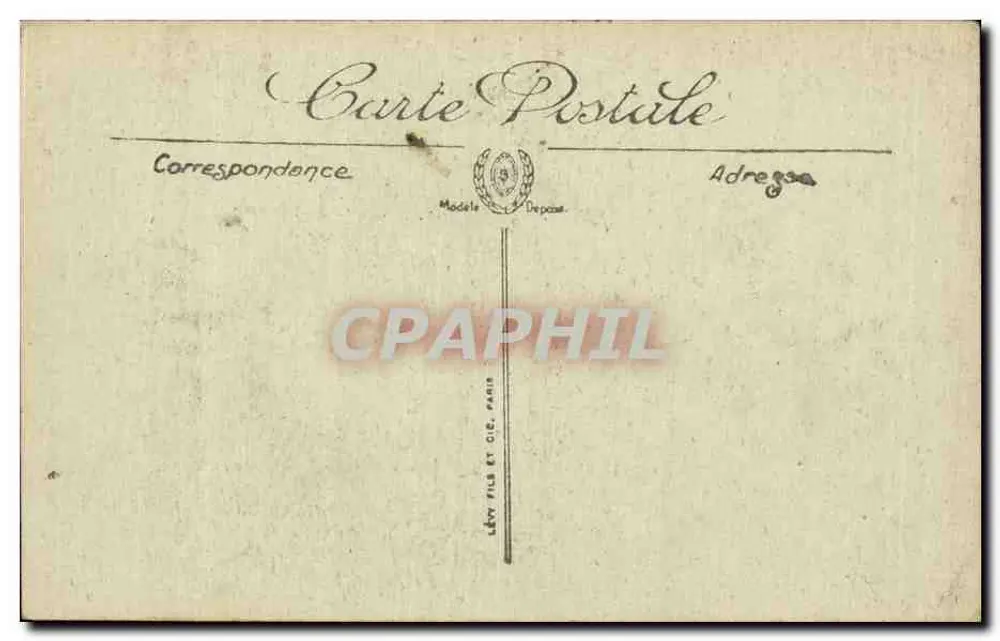 Clermont-Ferrand — Portal der Kirche Notre-Dame du Port — Lévy Fils & Cie, Paris, n°47 - Rückseite
