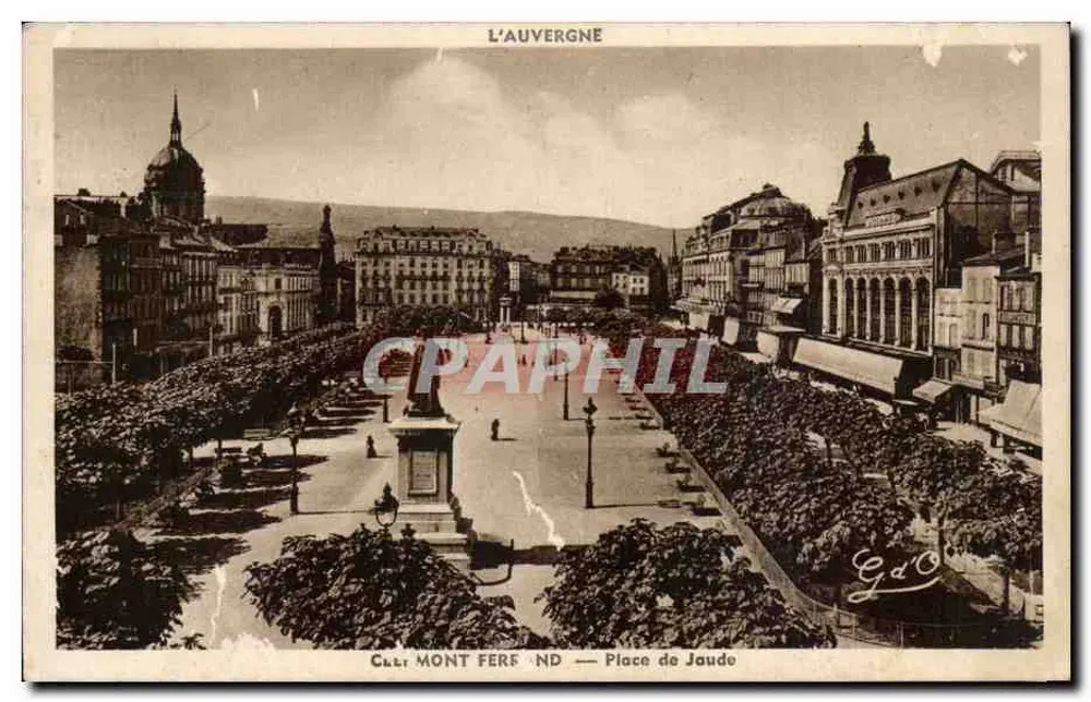 Montferrand — Place de Jaude — editor J. Gouffé, n° 091 - Frente