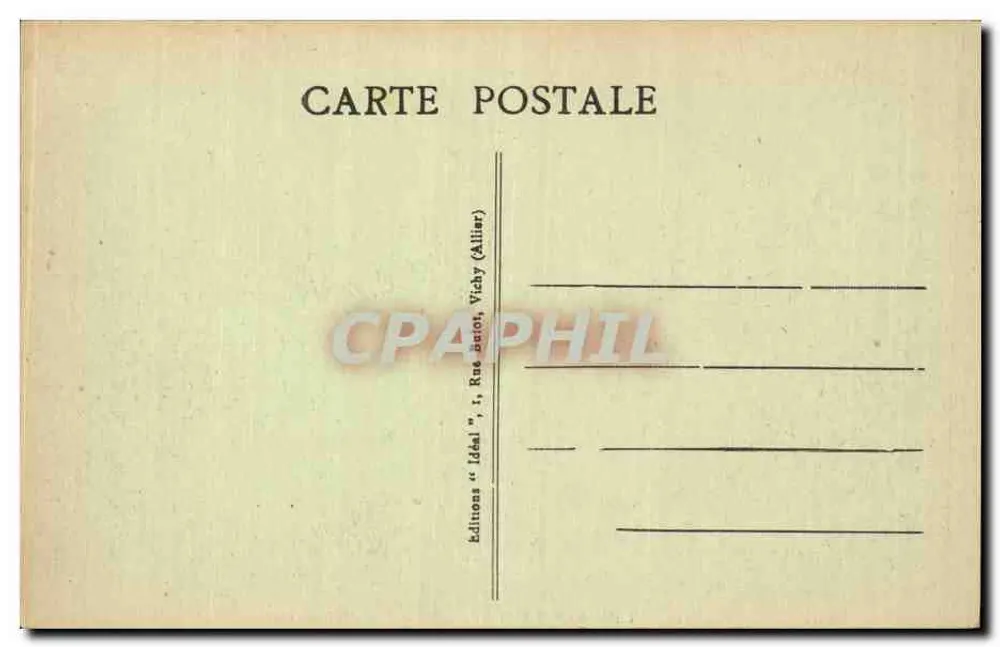 Vale de Chaudefour — Vista do Puy Ferrand — A Auvergne pitoresca — Edições « Ideal » - Verso