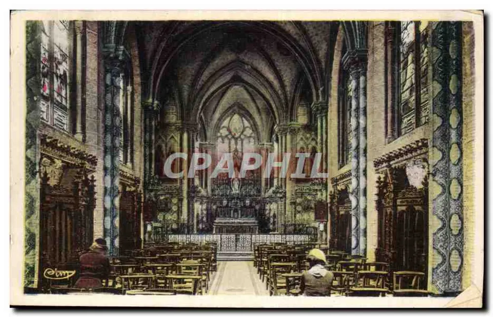 Issoudun (Indre) — Basilique du Sacré-Cœur — éditeur Condier Imp. Macon - Recto