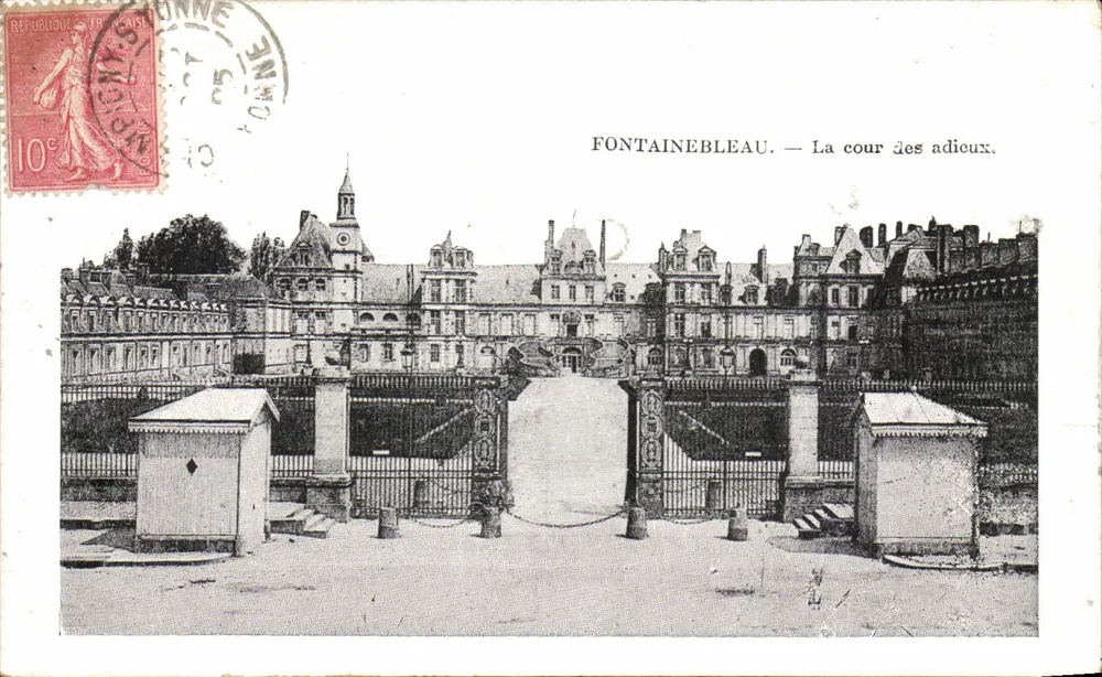 Fontainebleau — Die Abschiedshof. - Vorderseite