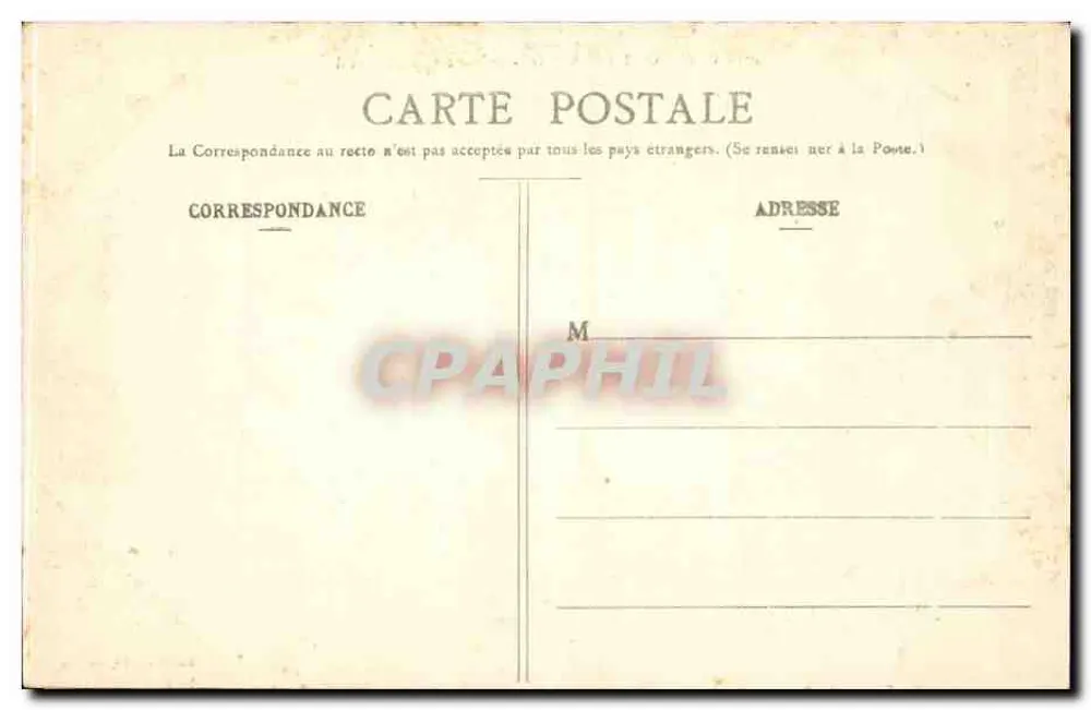 Clermont-Ferrand — Estátua de Blaise Pascal — Edição G. Lahlé - Verso