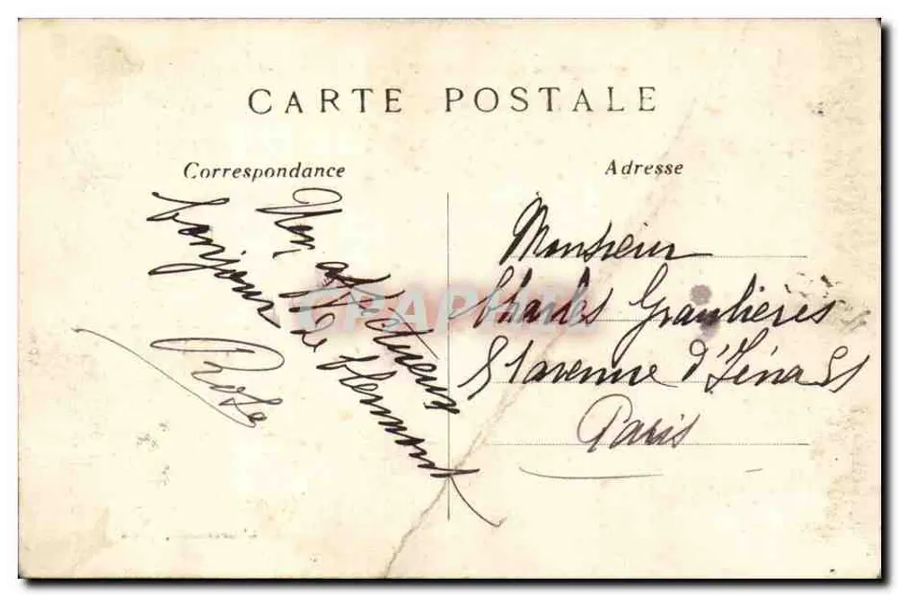 Panorama de CLERMONT-FERRAND (P.-de-D.) — n° 448 — editor não visível - Verso
