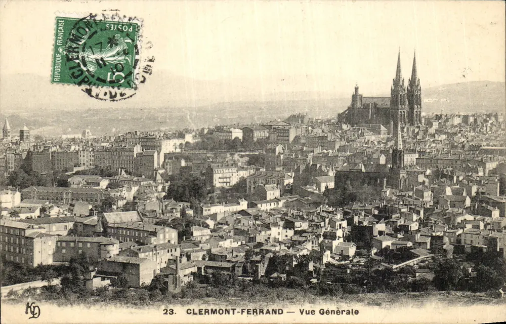 Clermont-Ferrand — Ogólny widok — n°23 - Awers