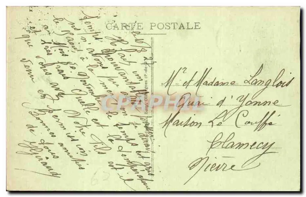 Clermont-Ferrand — Der See des Jardin des Plantes — a.d'o. - 1195 - Rückseite
