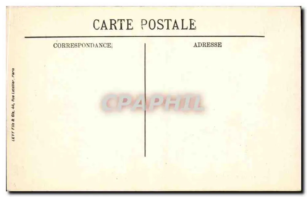 Fontainebleau — O Pavilhão e o Lago — N. G. - Verso