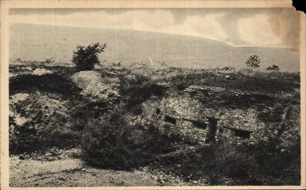Fort de Vaux — Ruinen des Flankierungsbastions — Edition Verdun, Nr. 125 - Vorderseite