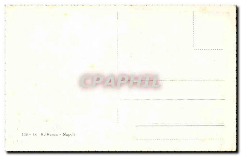 Napoli - Santa Lucia — Verlag R. Renza, Nr. 169 - Rückseite