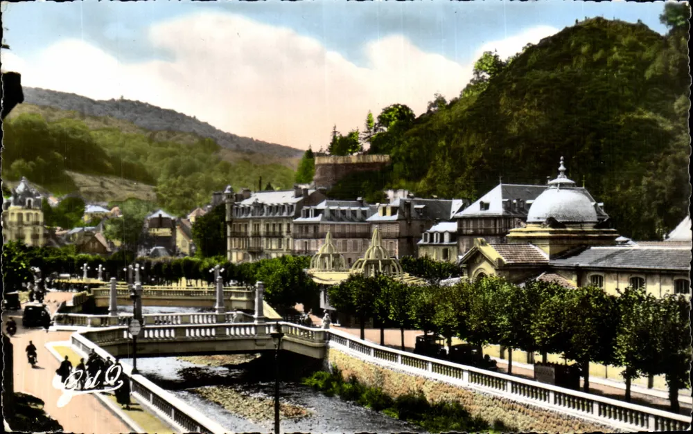 La Bourboule — Ufer und Brücken der Dordogne — La Roche-des-Fées — Ausgabe G. d'Ollierguas - Vorderseite