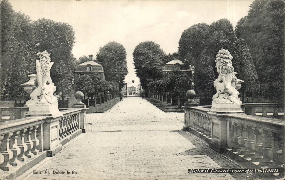 Beloeil - A antecâmara do Castelo — Edit. Fl. Dubar & filhos - Frente