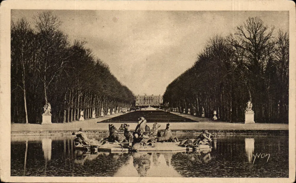 Bacia de Apolo — Versailles — Edição de Arte YVON, n°34 - Frente