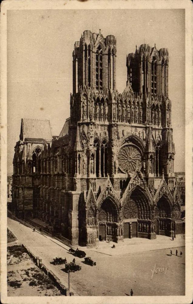 Reims — Catedral — As Edições de Arte YVON - Frente