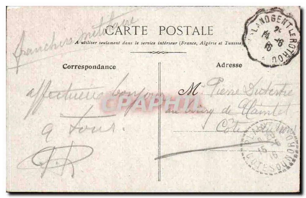 Versailles — Pátio do Norte — editor não identificado - Verso
