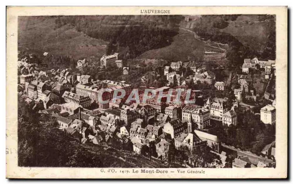 Le Mont-Dore — Vista Geral — G. d'O. 1419 - Frente