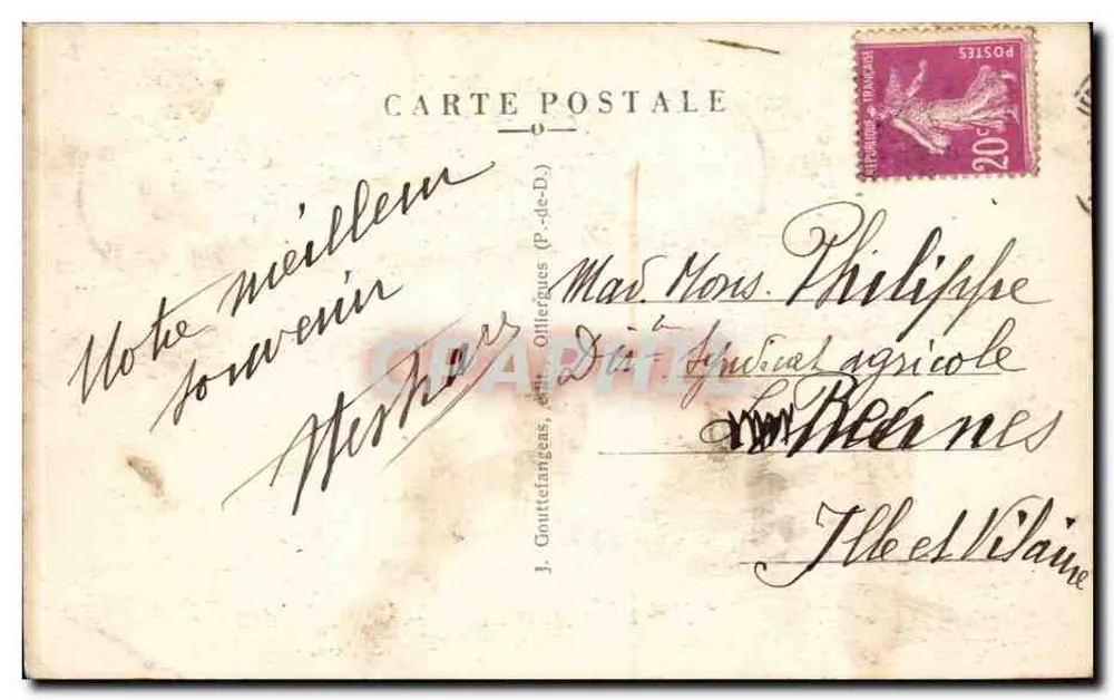 Le Mont-Dore — Vista Geral — G. d'O. 1419 - Verso