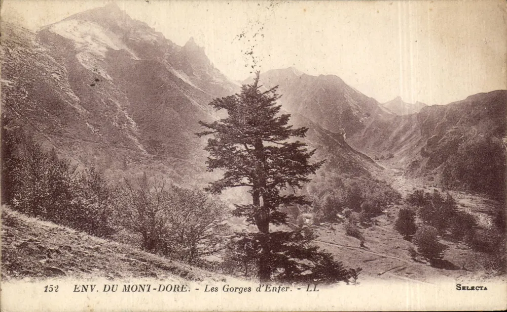Env. do Mont-Dore — As Gorges do Inferno — Selecta, n°152 - Frente