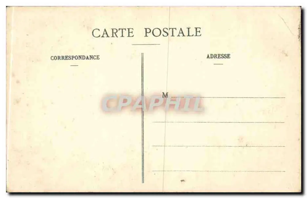 Clermont-Ferrand — Estátua do Geral Dessais — Bougé, 21 Rue de l'Écu - Verso