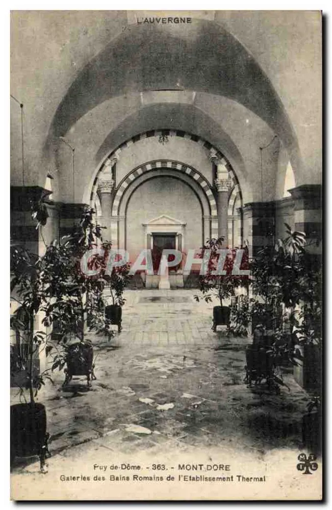 Galerie der römischen Bäder der Thermalanlage in Puy-de-Dôme — Mont-Dore — n°363 - Vorderseite